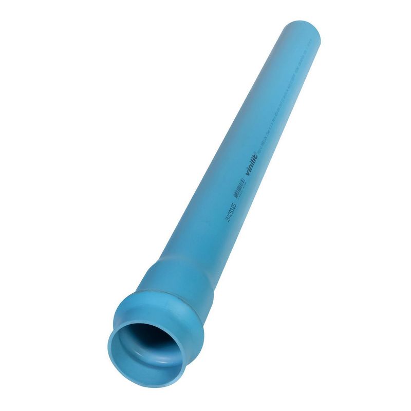 VINILIT - Tubo PN-10 con Goma PVC Agua 75 mmx6 m