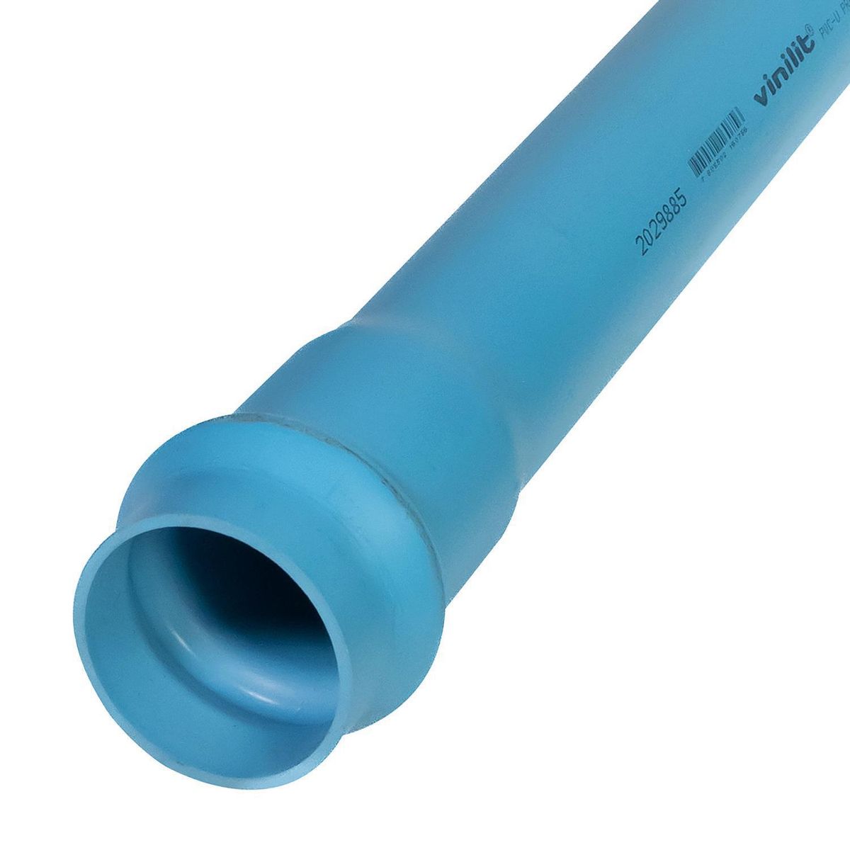 VINILIT - Tubo PN-10 con Goma PVC Agua 75 mmx6 m