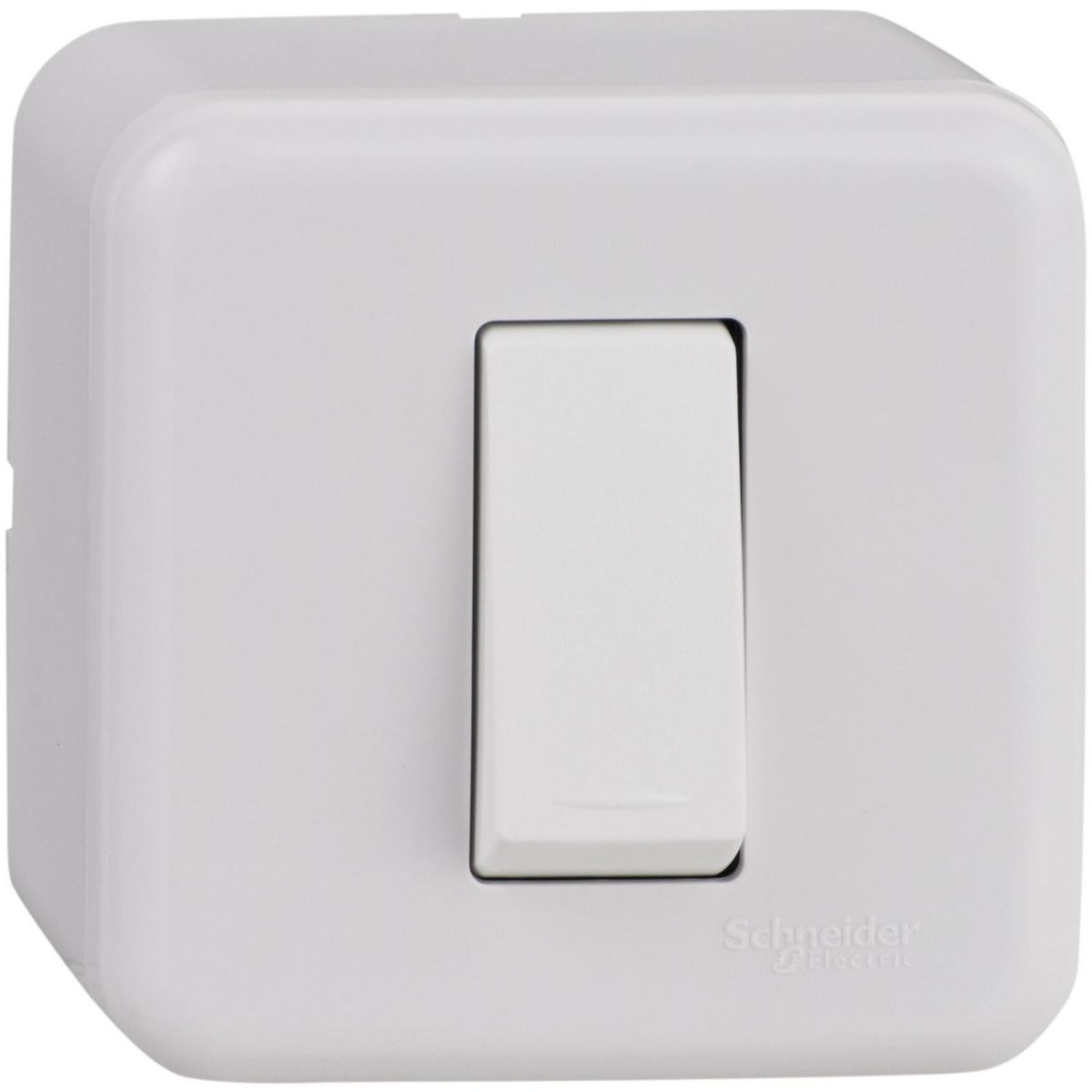 Interruptor pulsador 16 A blanco, marca SCHNEIDER ELECTRIC - Foto 2