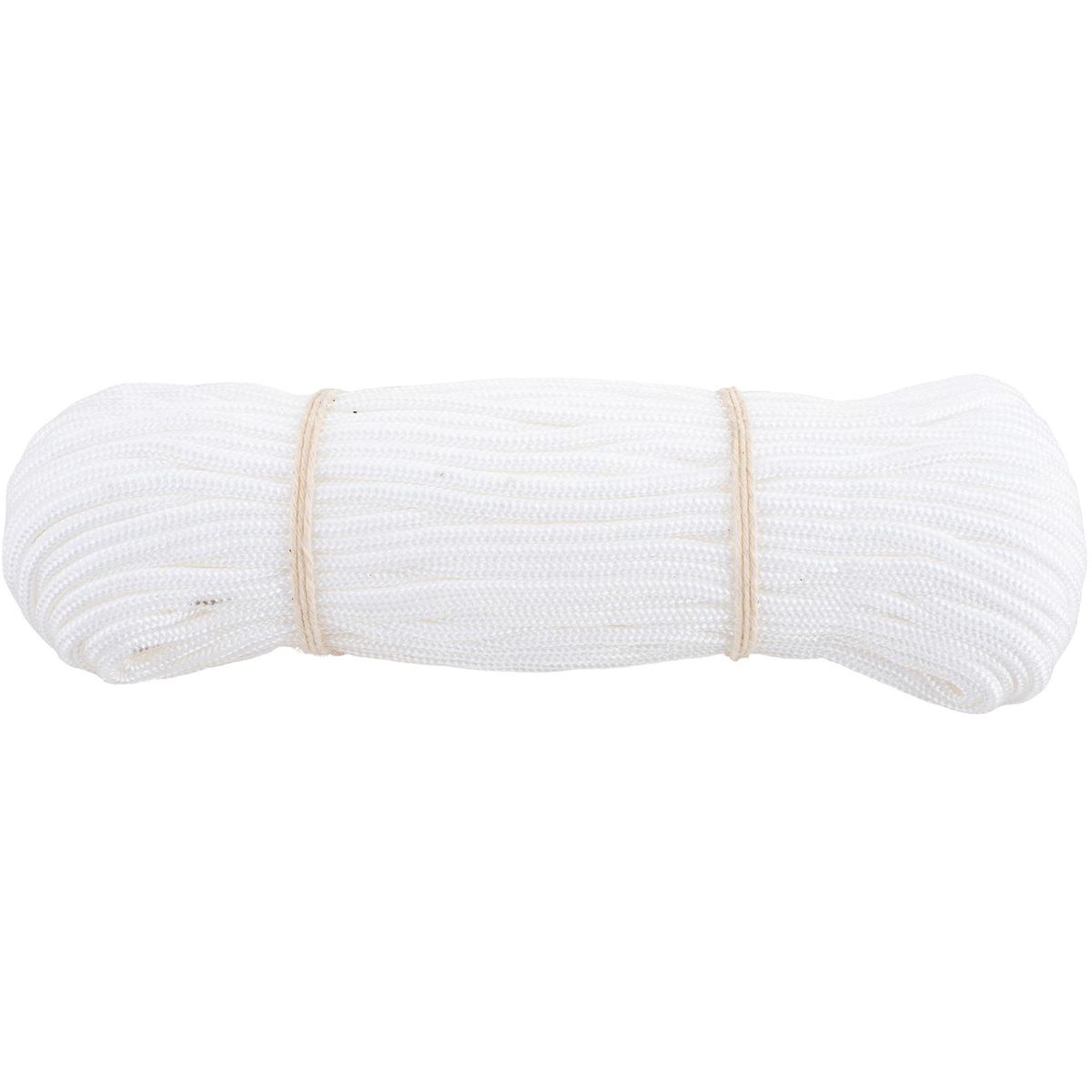 FIXSER - Cuerda Nylon Trenzado 8 mm 10 m Blanco