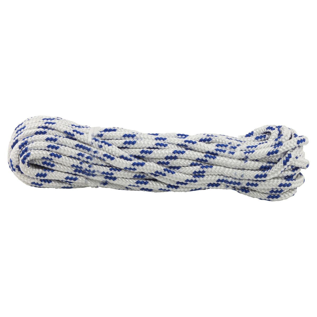 FIXSER - Cuerda Polipropileno Trenzado 6 mm 10 m Blanco/azul