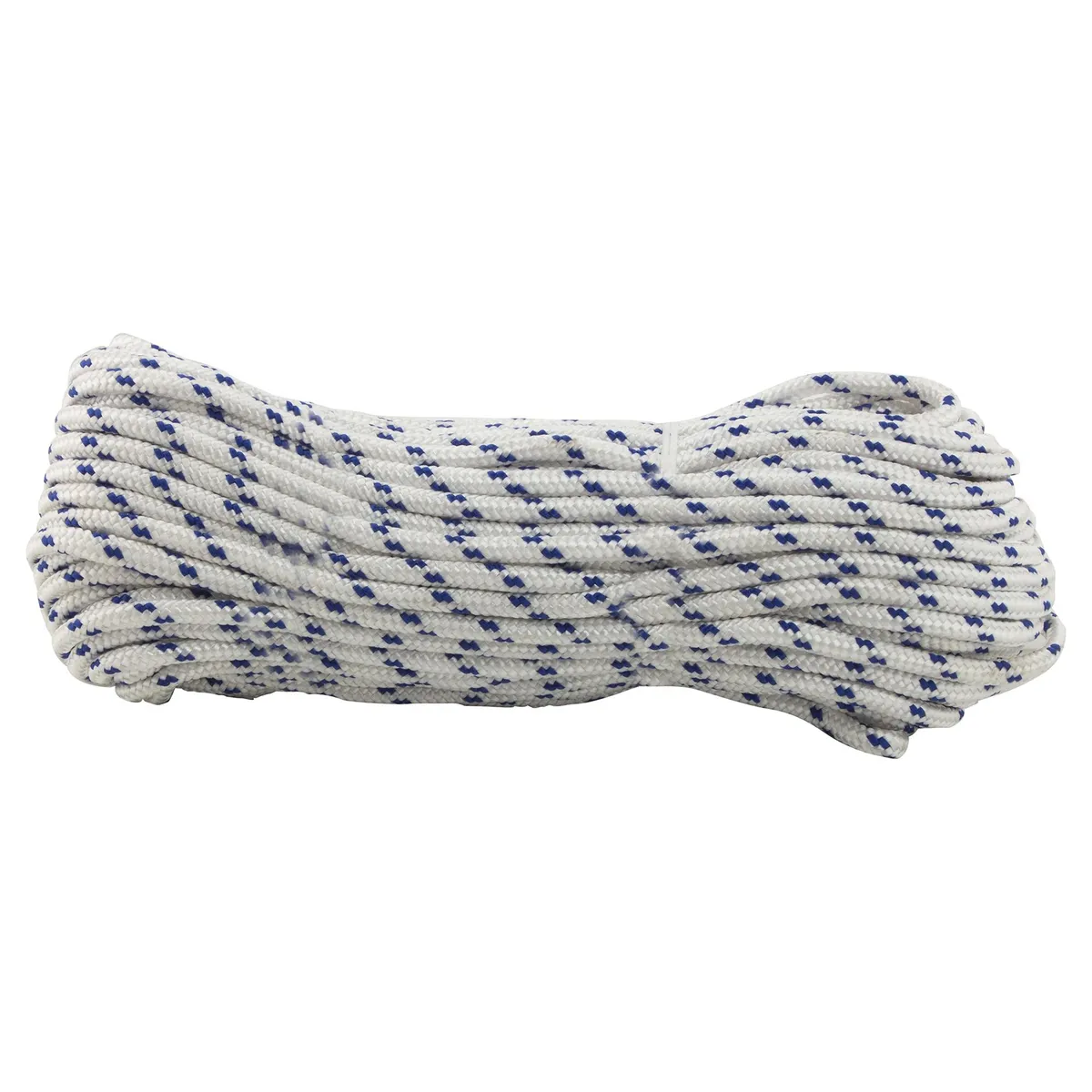 FIXSER - Cuerda Polipropileno Cuerda 6 mm 30 m Blanco/azul