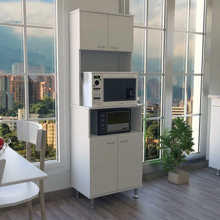 Mueble Cocina 4 Puertas 4 Repisas 54x160x35 cm