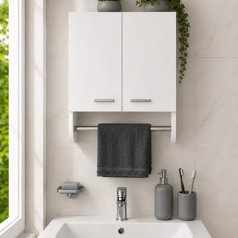 Botiquín para Baño Melamina 45x50x14,5 cm