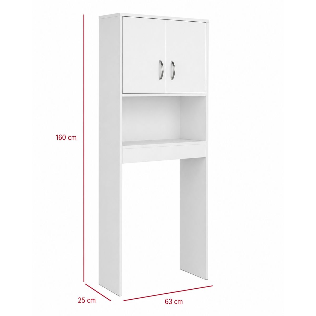 Botiquín para Baño con Lavamanos y Estante Blanco, marca TUHOME - Foto 2