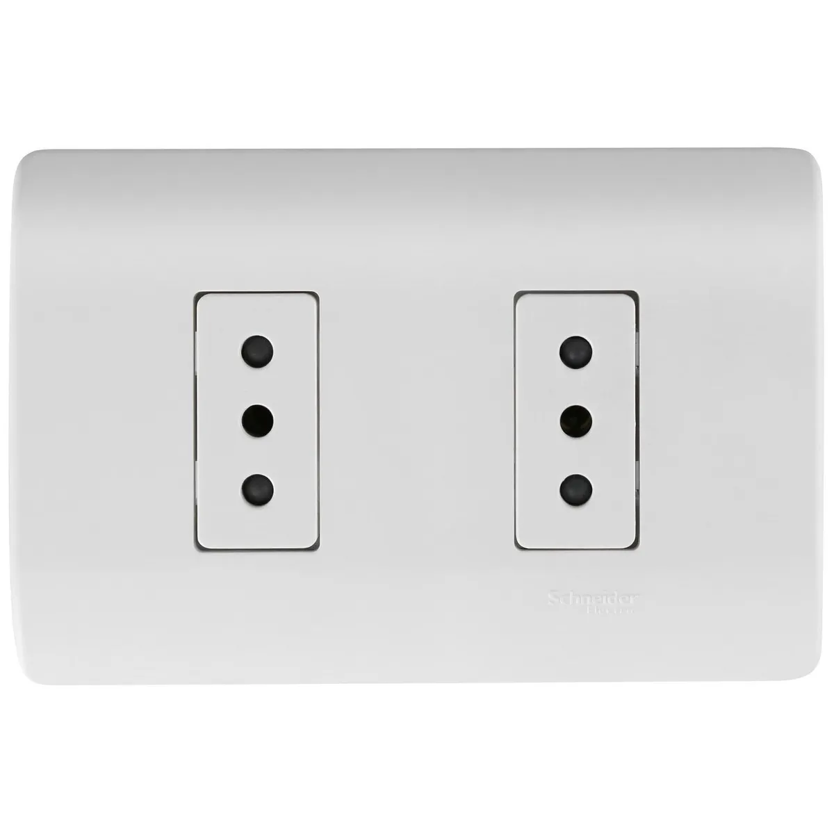 SCHNEIDER ELECTRIC - Tomacorriente Doble 10 A Blanco