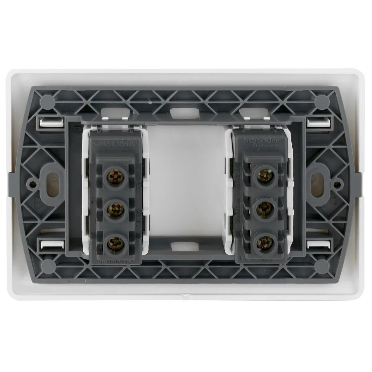 SCHNEIDER ELECTRIC - Tomacorriente Doble 10 A Blanco