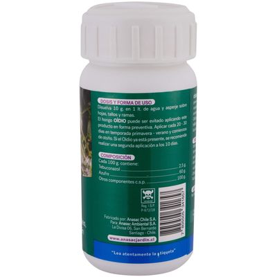 Imagen 2 del producto Fungicida para plantas Oídio 80 gr frasco