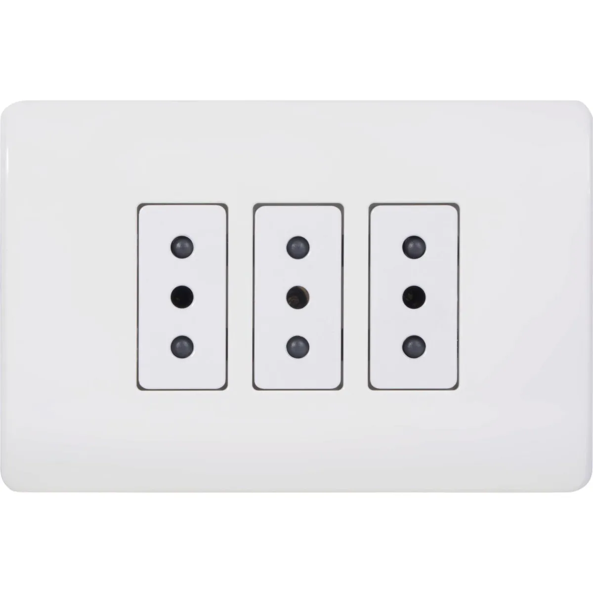 SCHNEIDER ELECTRIC - Tomacorriente triple 10 A Blanco Genesis