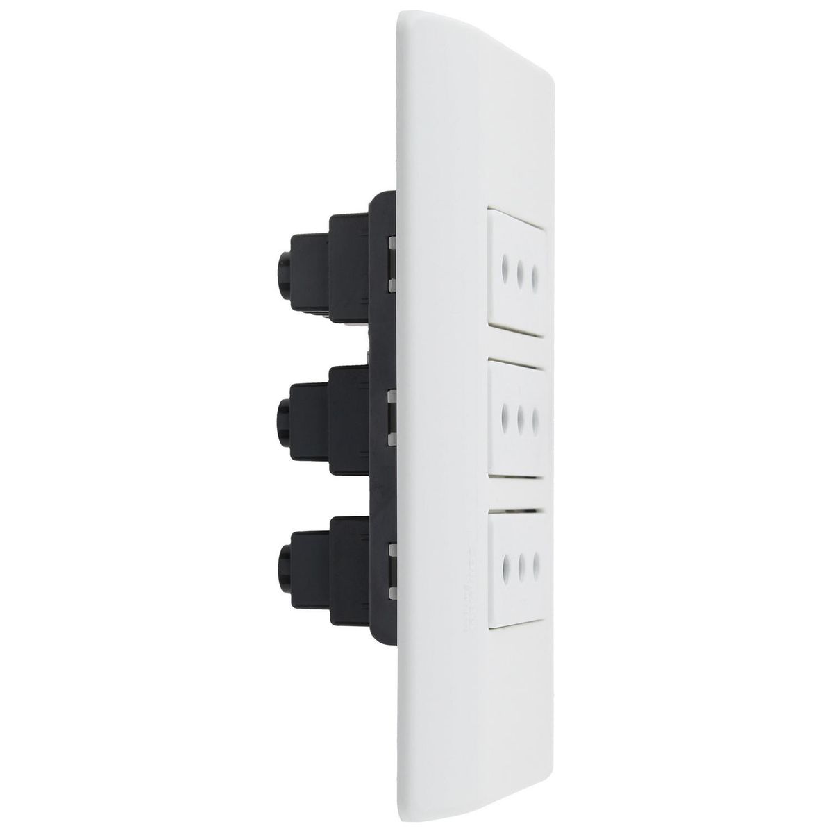 SCHNEIDER ELECTRIC - Tomacorriente triple 10 A Blanco Genesis