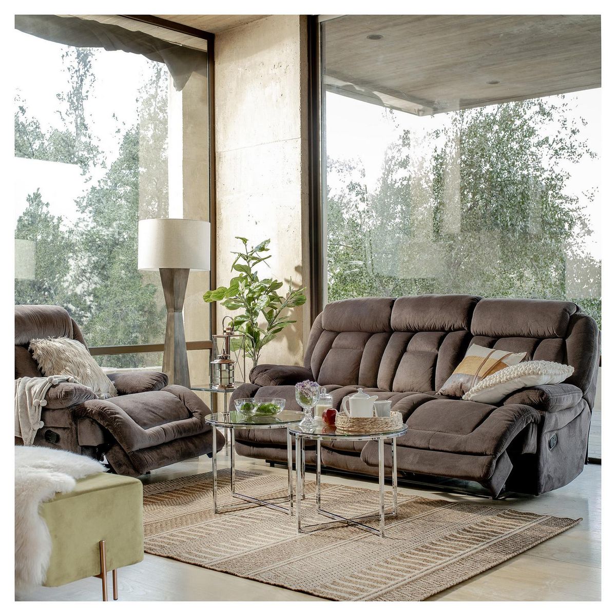 HOMY -  3 cuerpos Motion 229x105x108 cm Chocolate