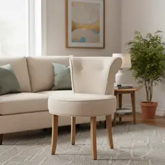 JUST HOME COLLECTION - Sitial Verdi Beige 75x59x52 cm