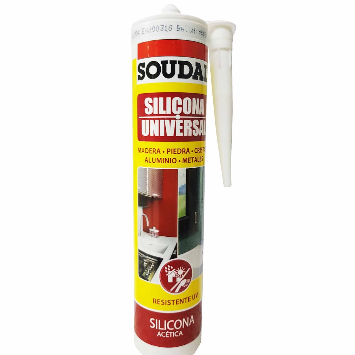 SOUDAL - Silicona Universal 280 ml Blanca