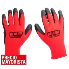 REDLINE - Guante multiflex poliéster látex liviano power lite