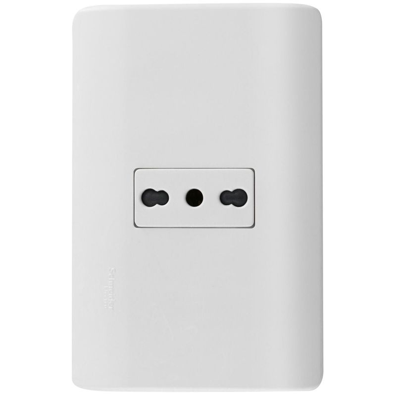 SCHNEIDER ELECTRIC - Tomacorriente simple 10 A Blanco Genesis