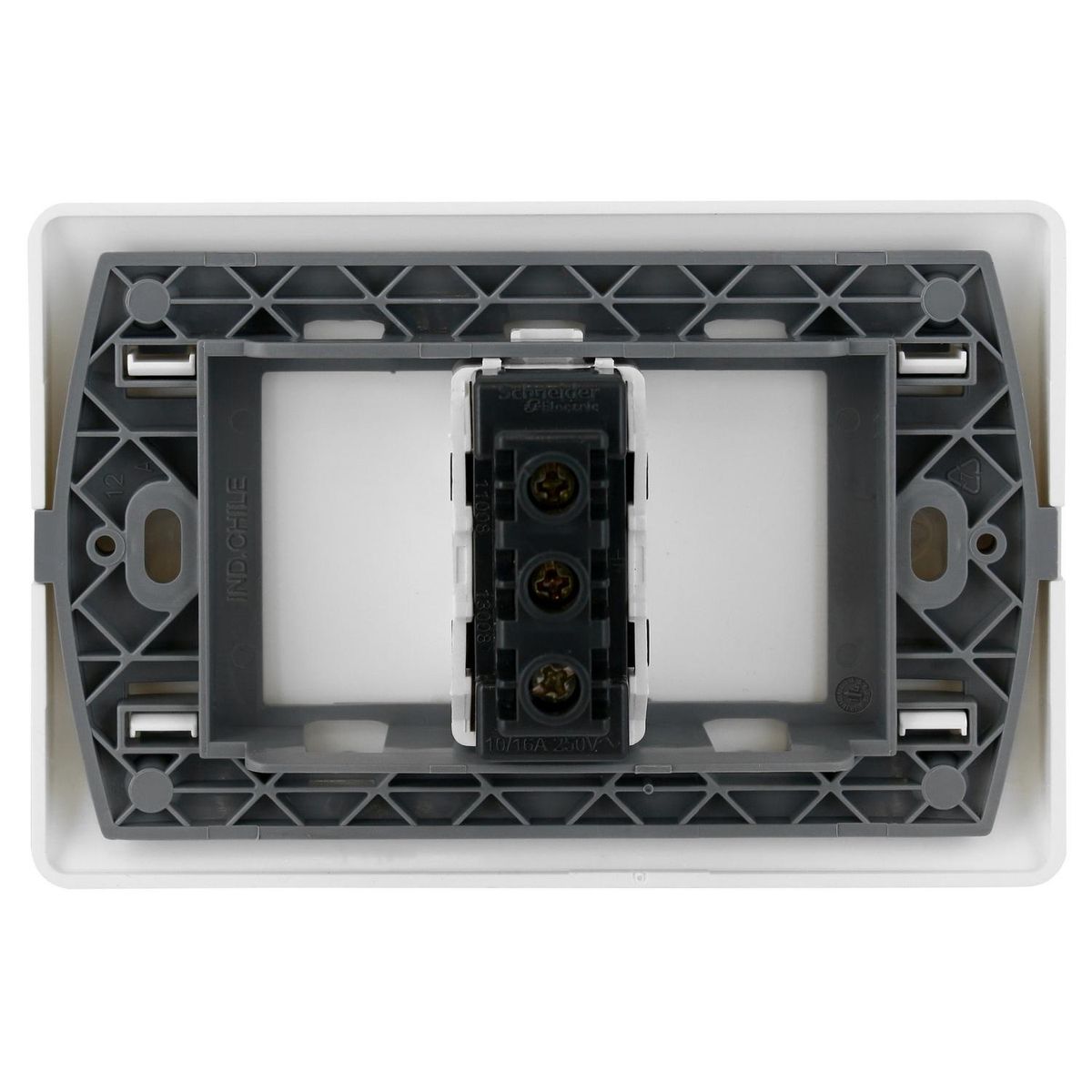 SCHNEIDER ELECTRIC - Tomacorriente Simple 16 A Blanco