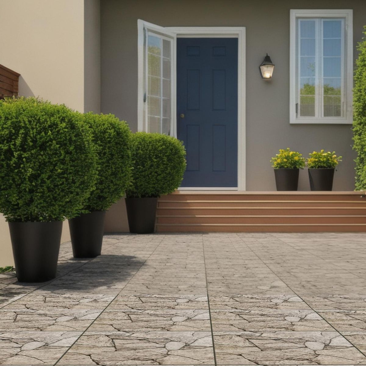 INCEFRA - Cerámica 45x45 cm Rauco Plus Café 2.32 m2