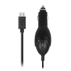 DURACELL - Cargador smartphone para auto micro USB negro