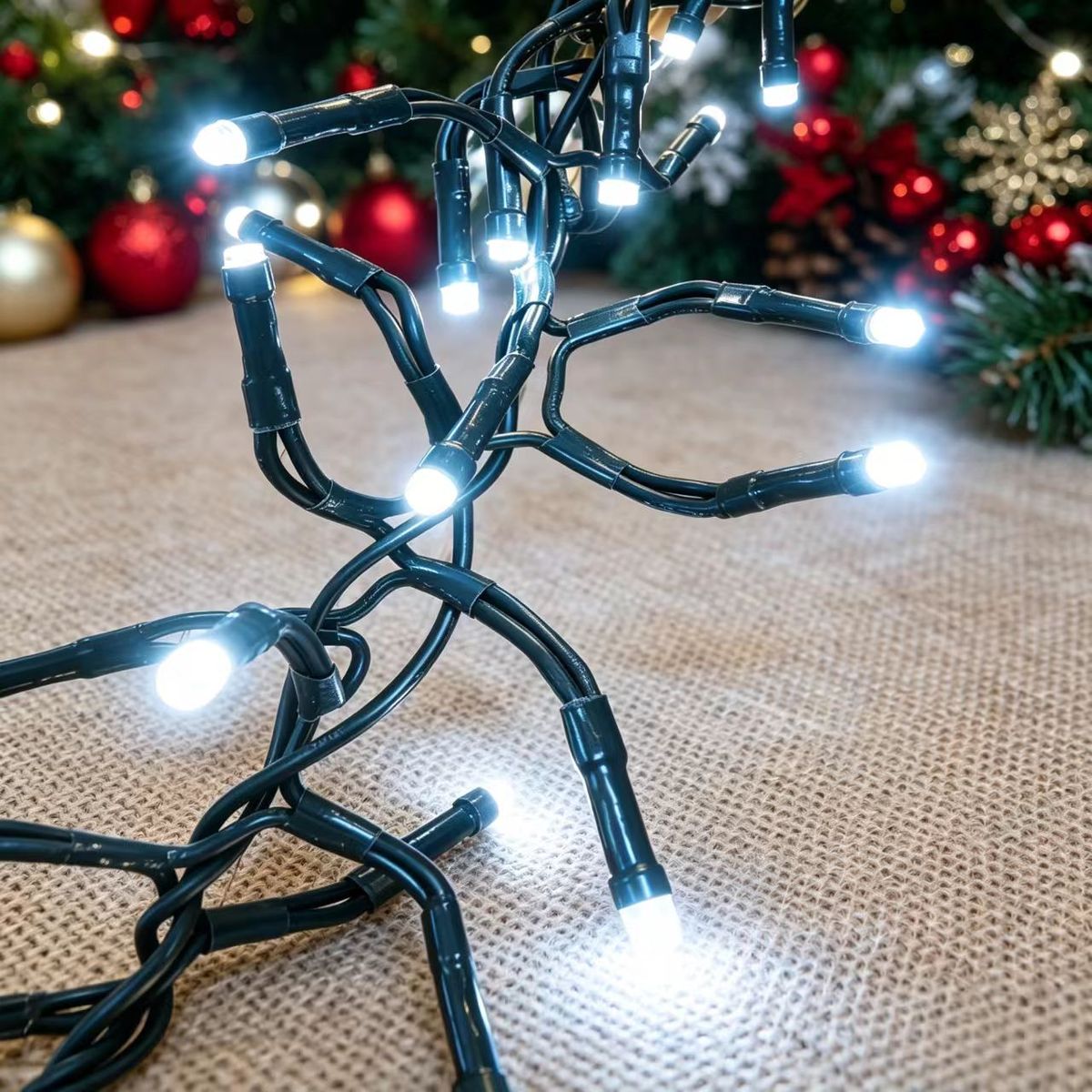 Juego 320 luces led fuego artificial, marca DEAR SANTA - Foto 2