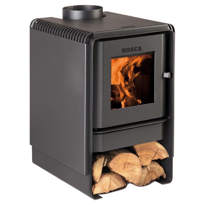 BOSCA - Estufa Leña Eco 350 Negro