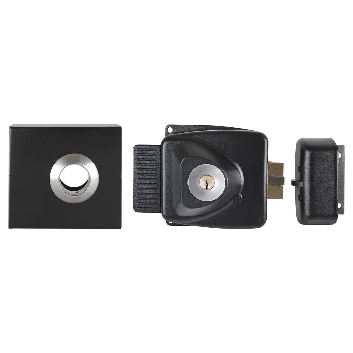 ODIS - Cerradura de sobreponer 783 eléctrica con caja negro