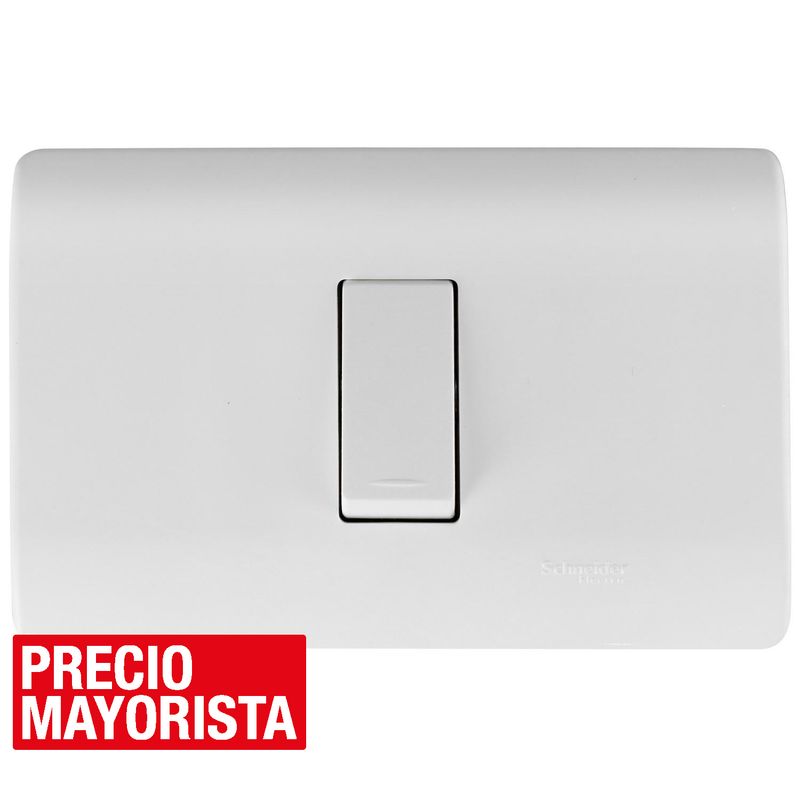 SCHNEIDER ELECTRIC - Interruptor conmutador (9/24) 16 A Blanco Genesis