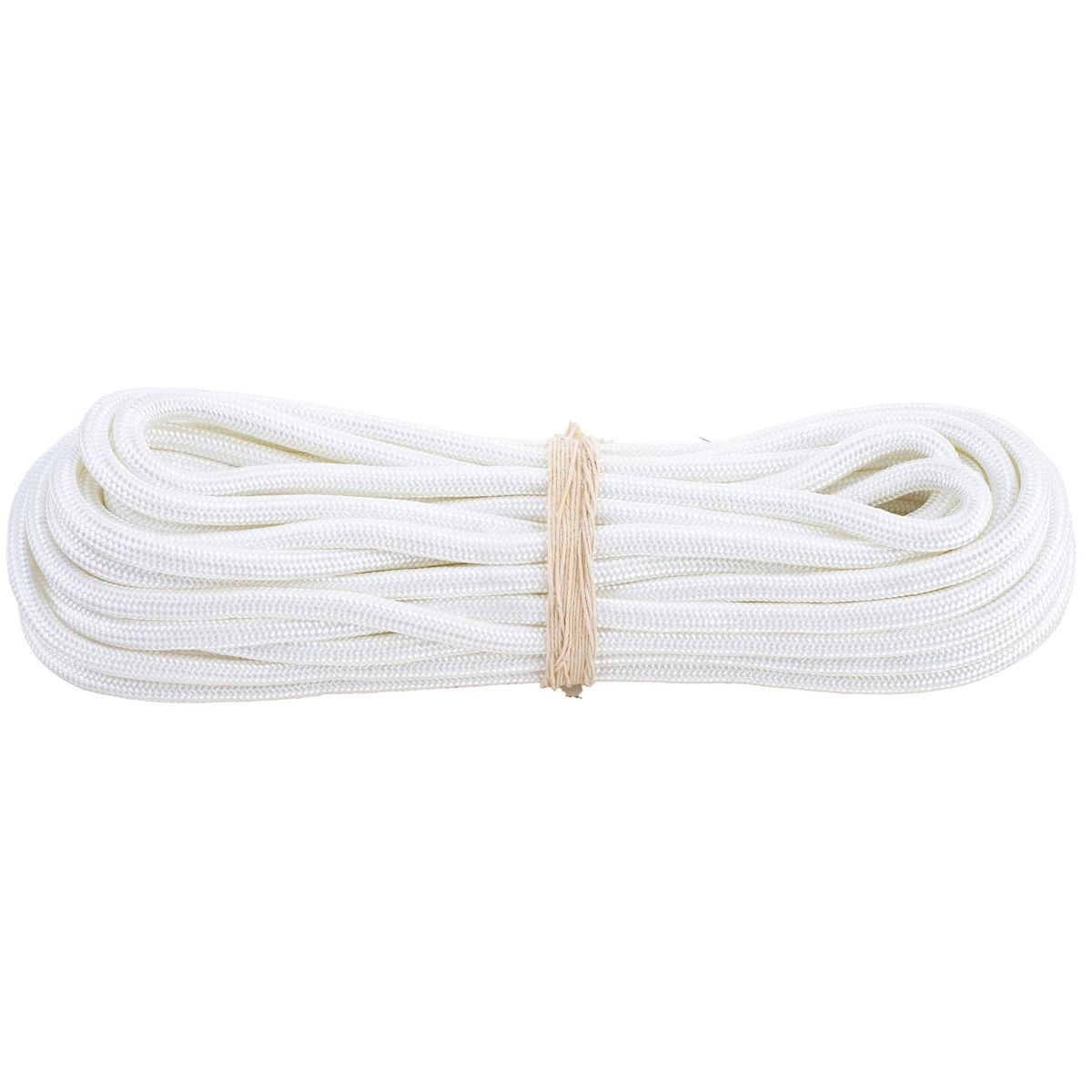 FIXSER - Cuerda Nylon Trenzado 10 mm 20 m Blanco