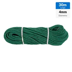 FIXSER - Cuerda Polysteel Torcido 4 mm 30 m Blanco