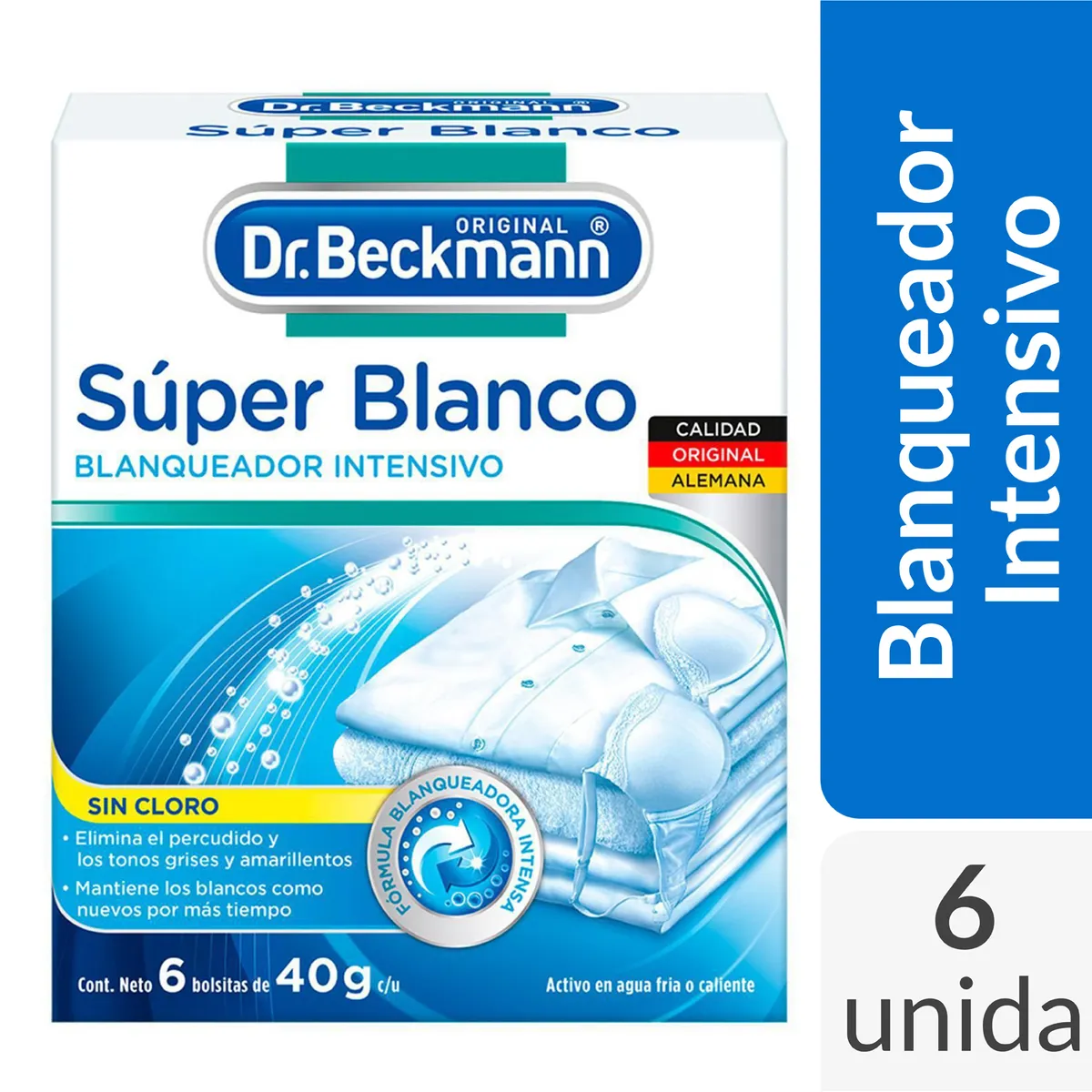 Blanqueador sin cloro 6 unidades, marca DR. BECKMANN - Foto Principal