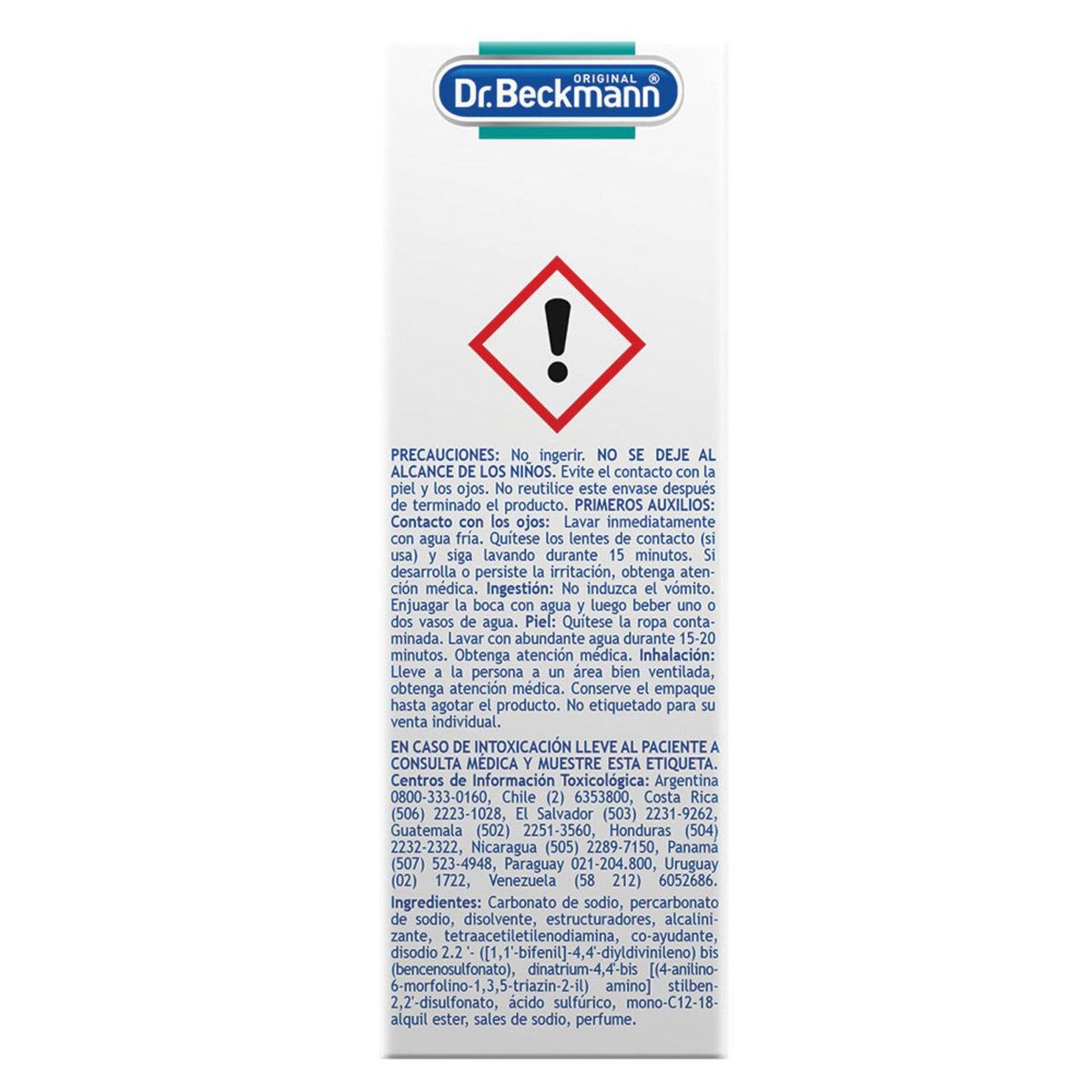 DR. BECKMANN - Blanqueador sin cloro 6 unidades