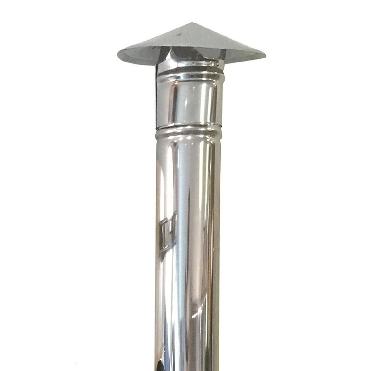 YUNQUE - Kit Cañón Inoxidable Estufa Pellet 4 Metros