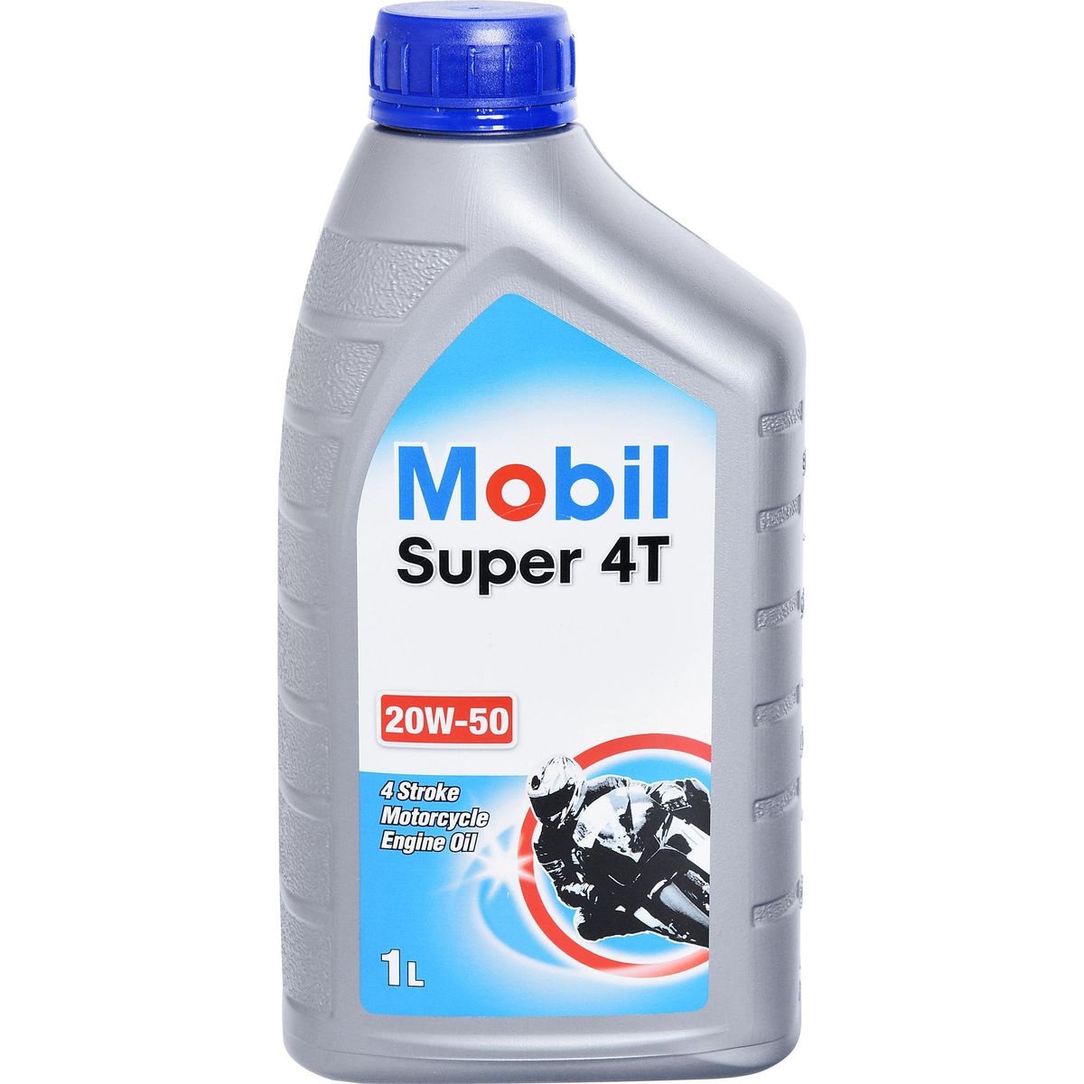 MOBIL - Aceite Mobil Super 4t 20w-50 para Motocicleta 1 Litro Protección Motor