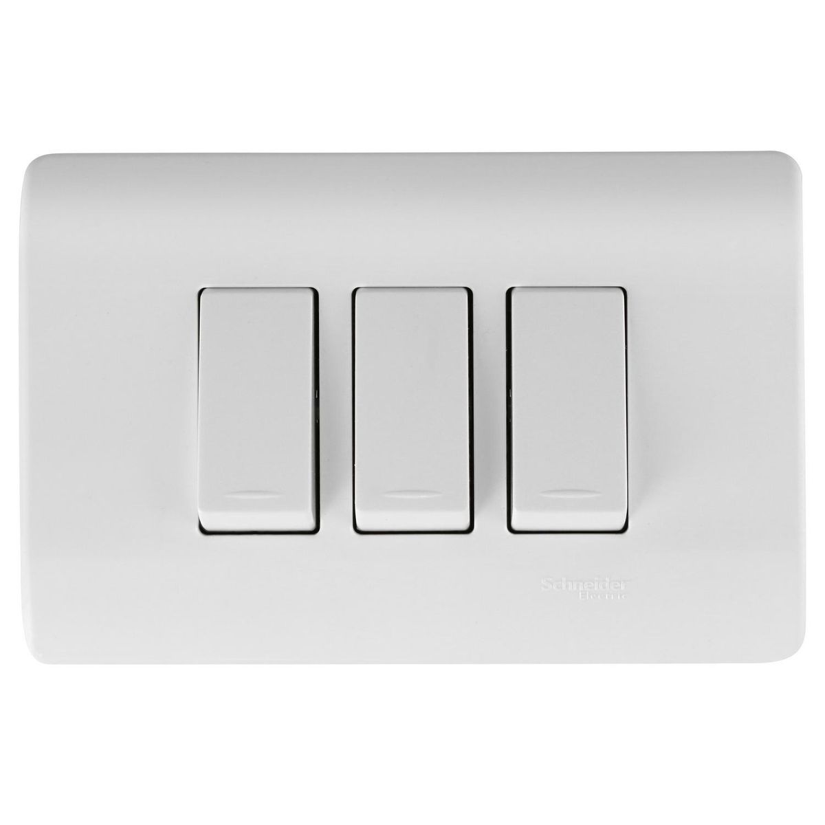 SCHNEIDER ELECTRIC - Interruptor triple (9/32) 10 A Blanco Genesis