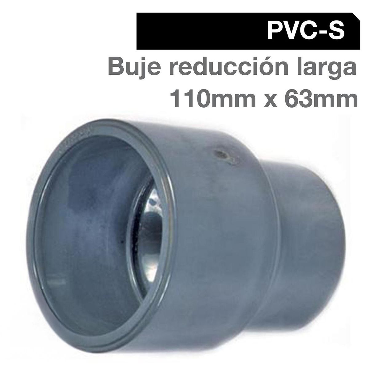 TIGRE - Buje Reducción larga PVC-P Cementar 110mm x 63mm  1u