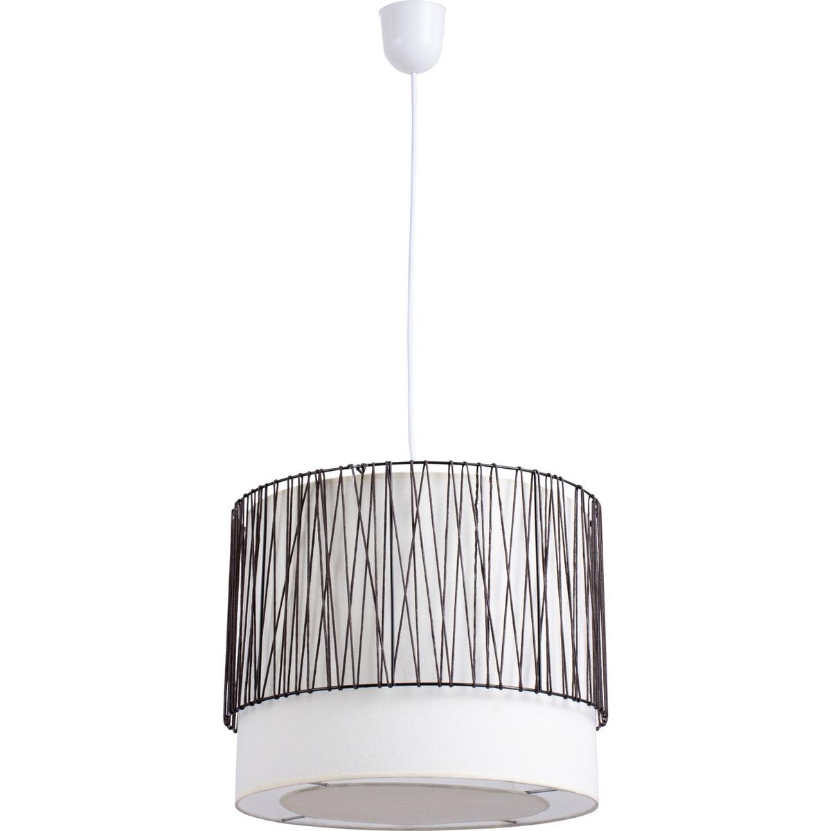 CAROLD STEVENS - Lámpara Colgante Plástico Beige