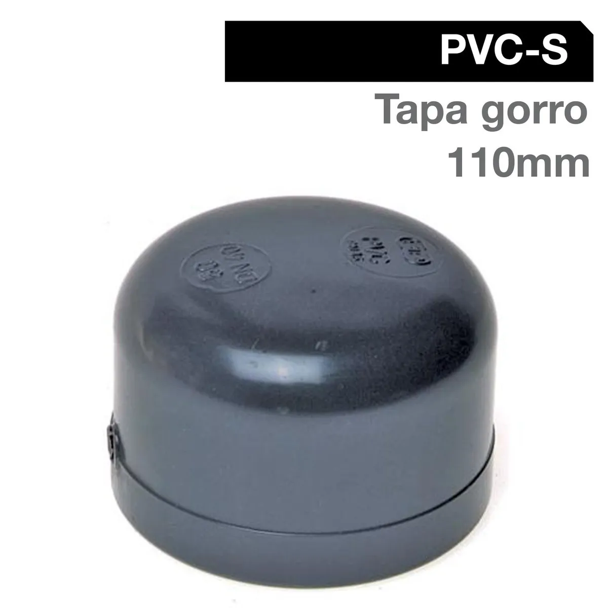 TIGRE - Tapa Gorro PVC-P CEM 110mm Azul 1u