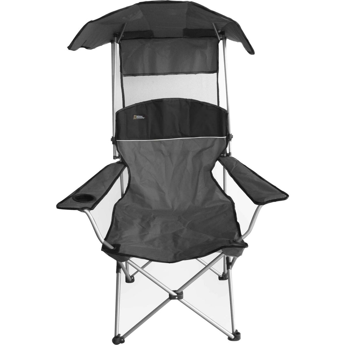 NATIONAL GEOGRAPHIC - Silla plegable 88x135x89 cm Gris