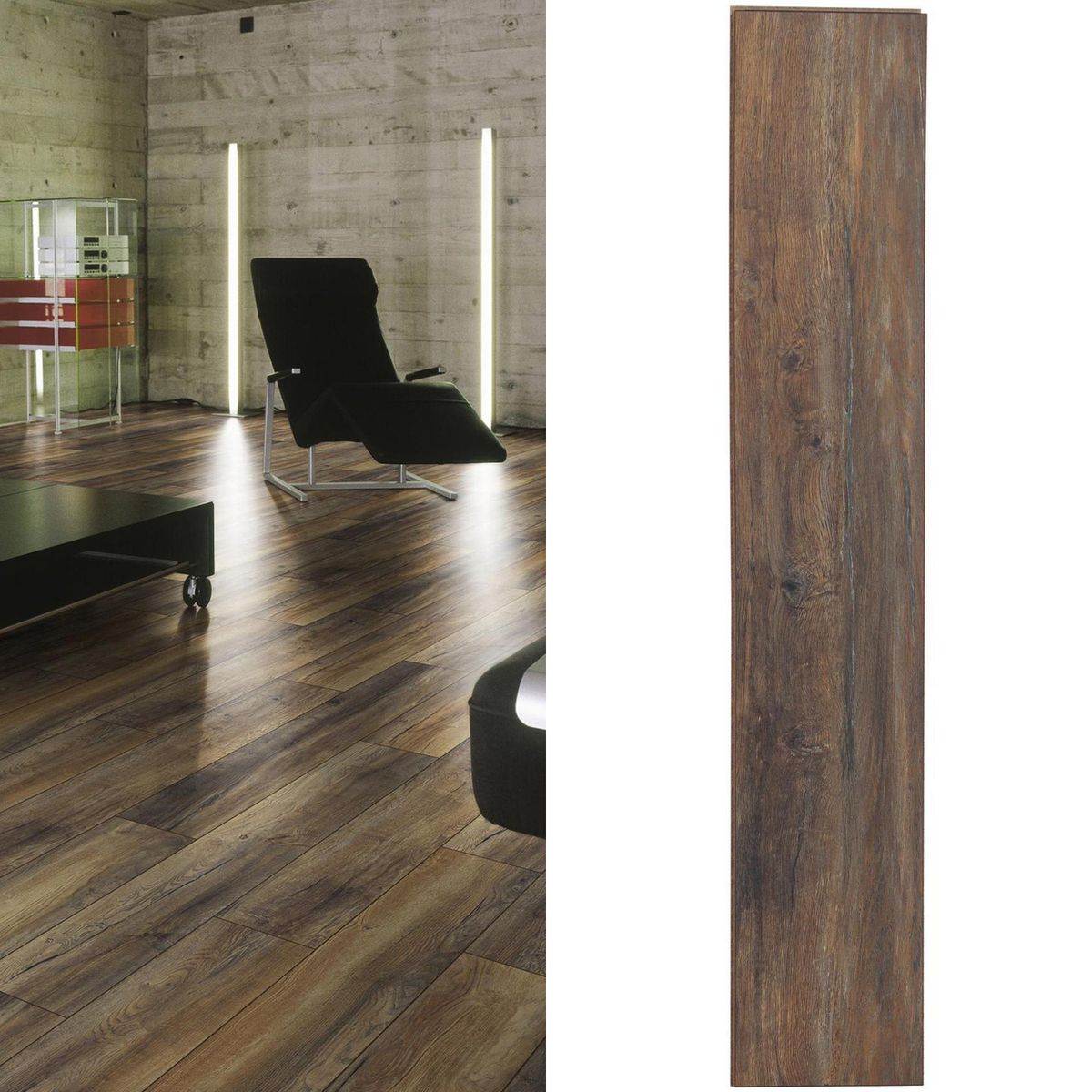 HOLZTEK - Piso Flotante 8 mm Harbour Oak Café 2.69 m2