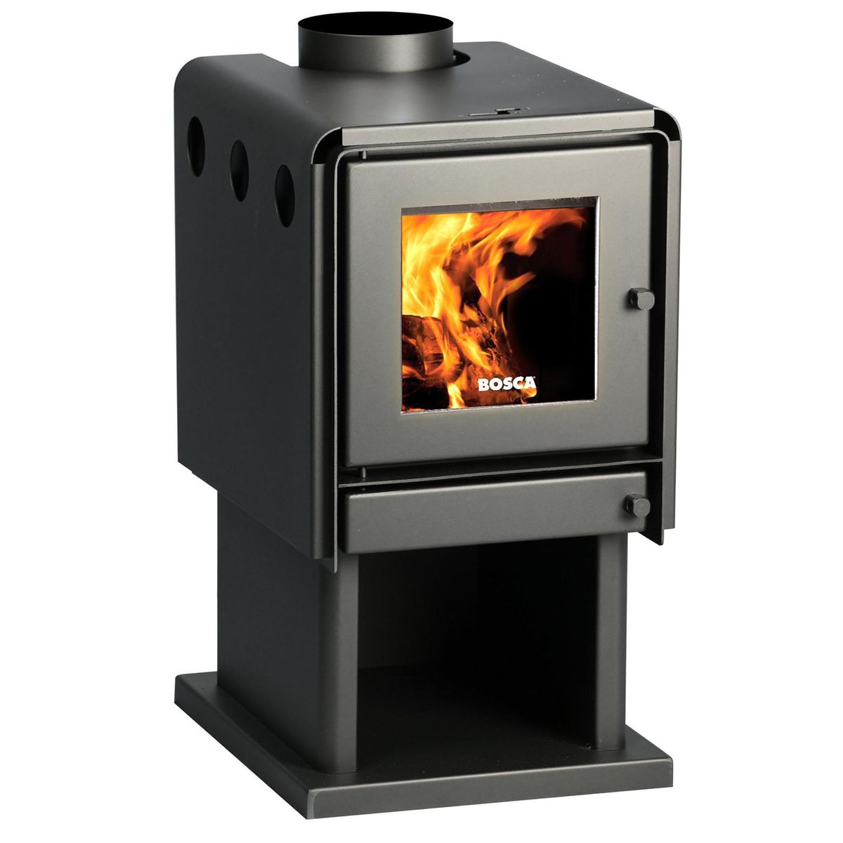 BOSCA - Estufa Leña Limit 350 Negro