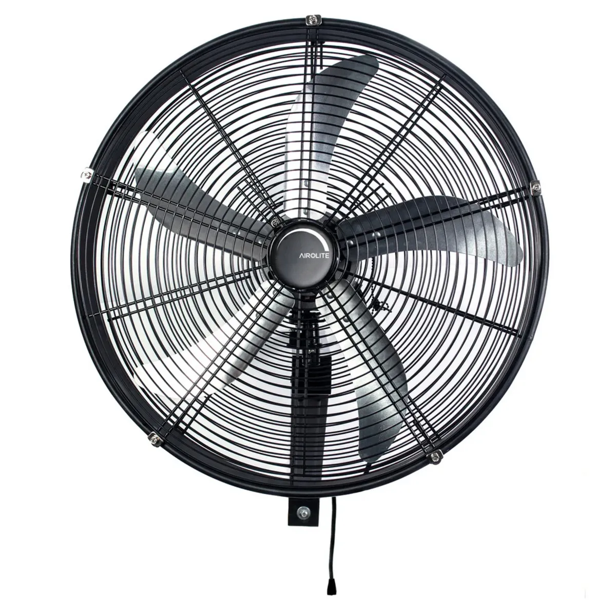 AIROLITE - Ventilador mural 20" negro