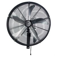 Ventilador mural 20"" negro