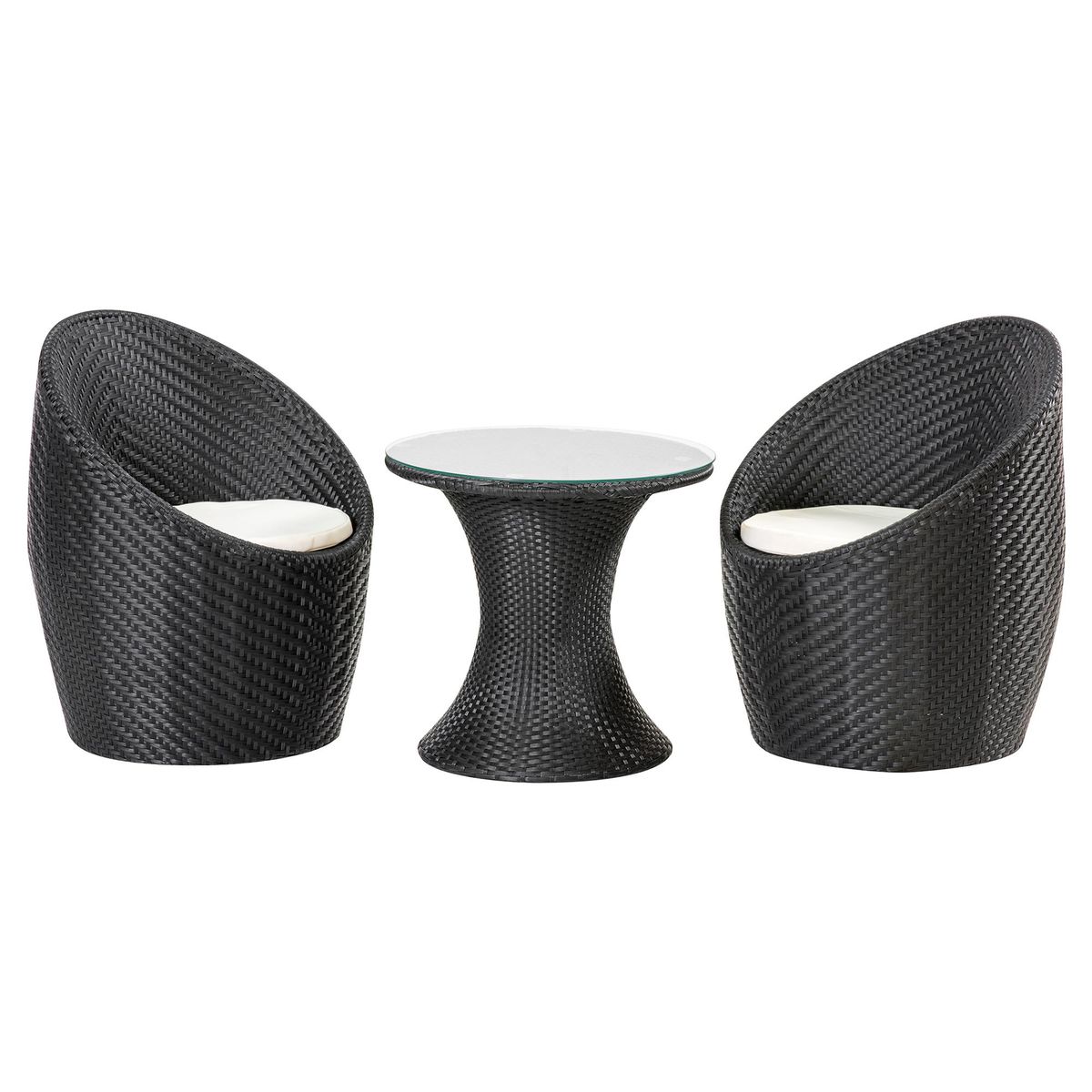 GRUPO LINK - Juego de Balcón de Terraza Bahía 2 Personas Petroleo