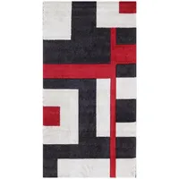 Alfombra Shuffle 120x170 cm Polipropileno Negro