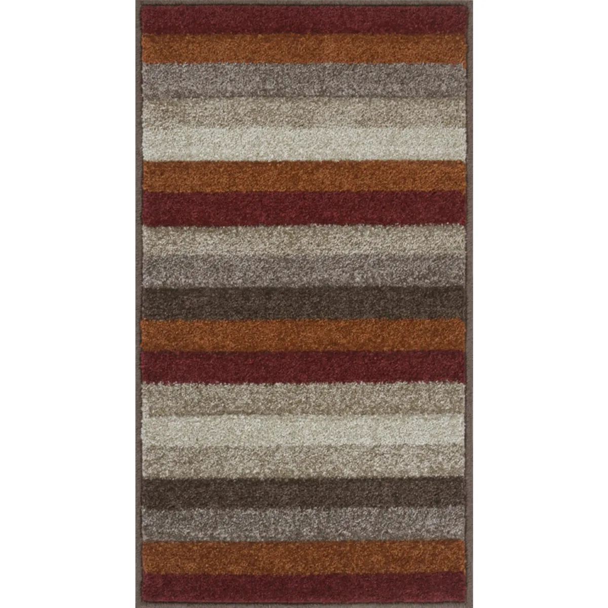 JUST HOME COLLECTION - Bajada de Cama Original Rayas 50x90 cm Polipropileno Multicolor