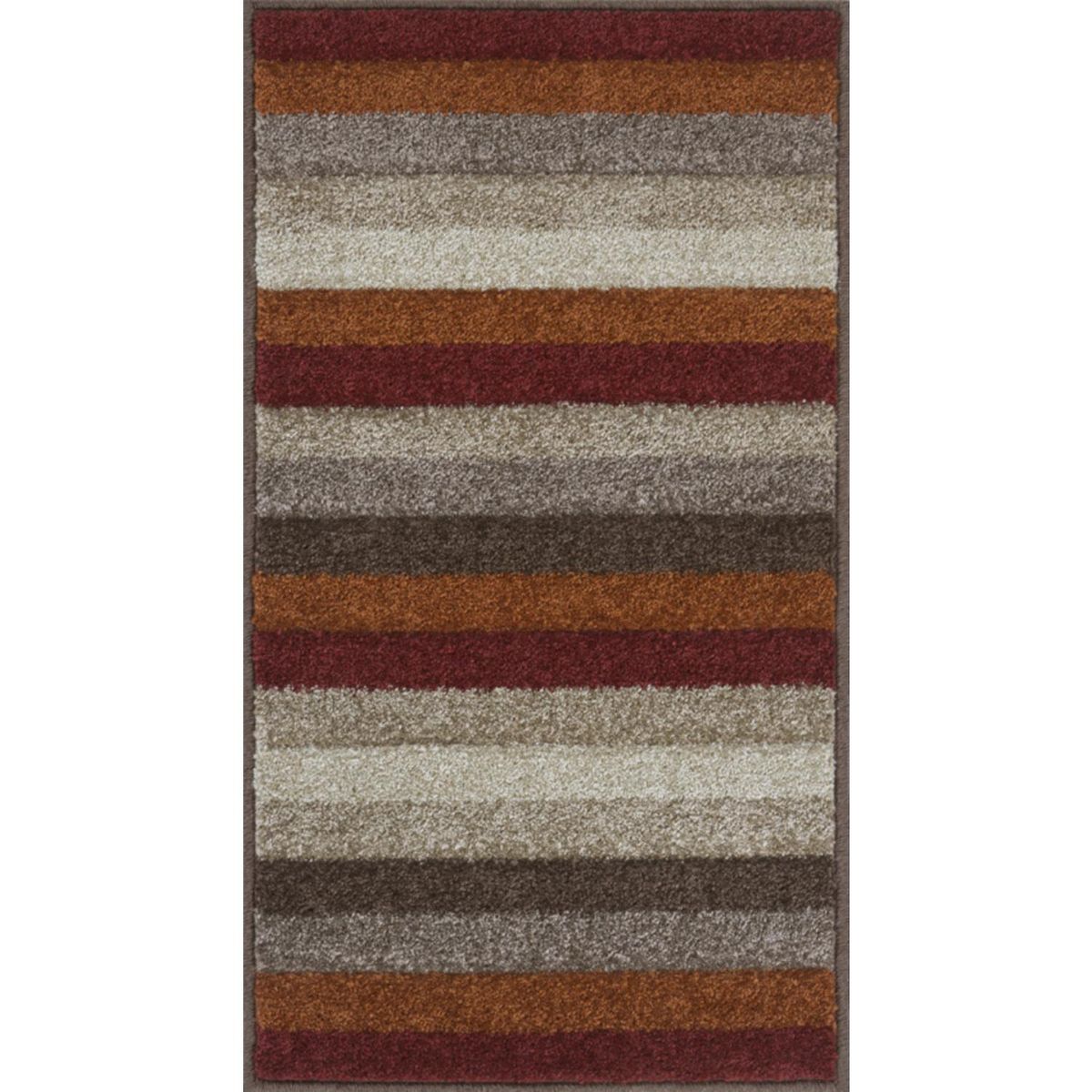 JUST HOME COLLECTION - Bajada de Cama Original Rayas 50x90 cm Polipropileno Multicolor