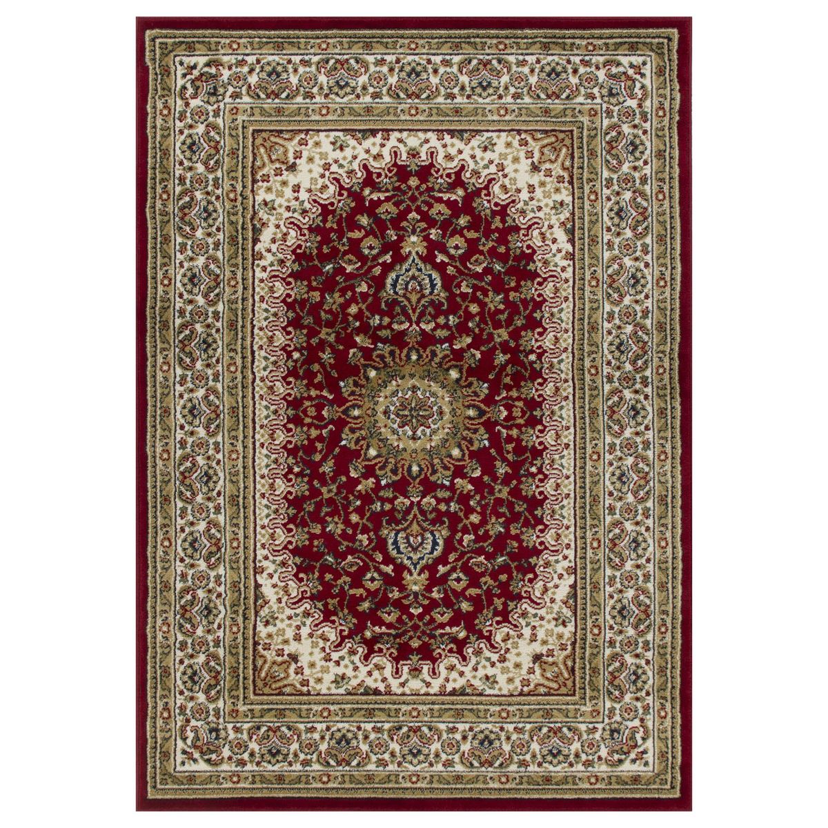 JUST HOME COLLECTION - Alfombra Carrera Clásica 150x220 cm Polipropileno Rojo