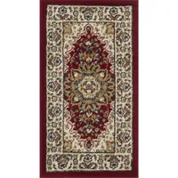 Bajada de Cama Carrera Clásica 50x90 cm Polipropileno Rojo