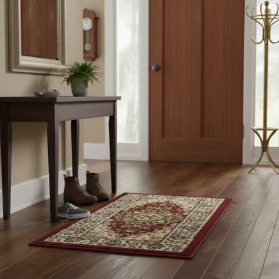 Imagen 2 del producto Bajada de Cama Carrera Clásica 50x90 cm Polipropileno Rojo