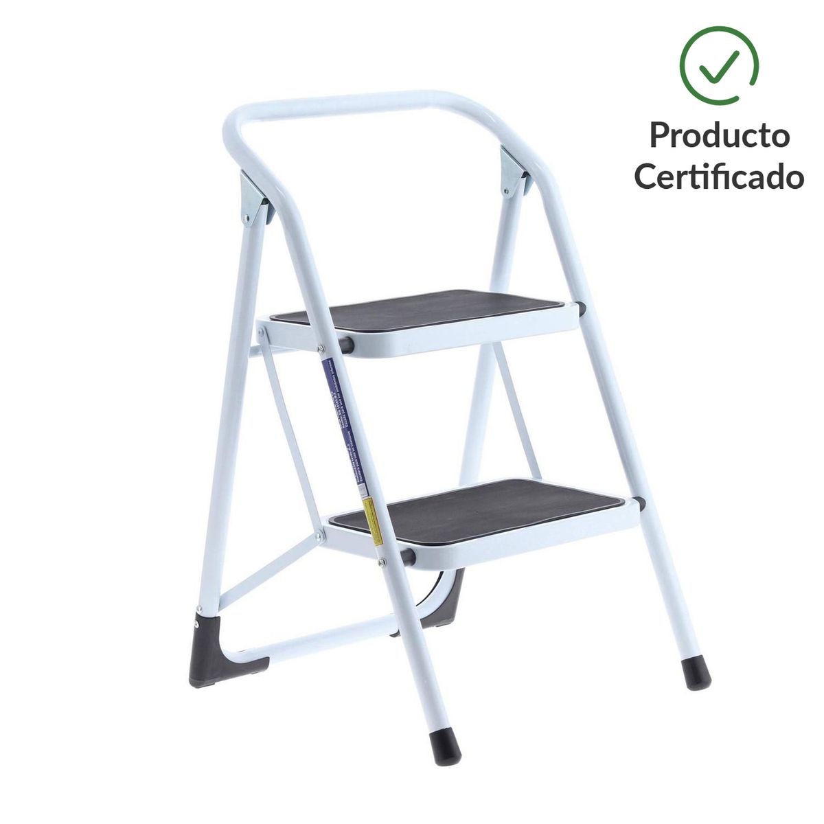 JUST HOME COLLECTION - Escala De paso Acero 83 cm 2 Peldaños