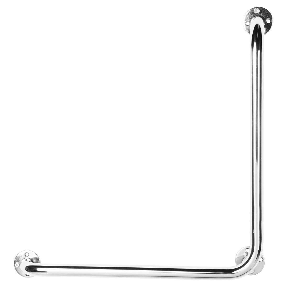 AUSIN - Barra de seguridad angulada para baño plateado